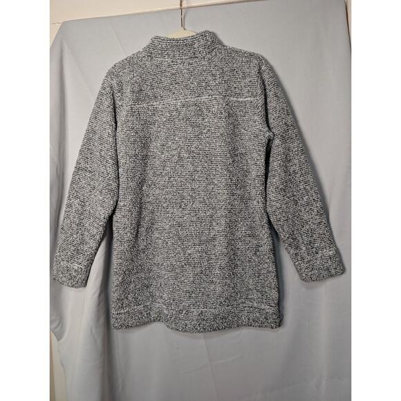 Soft Surroundings Women's Gray Textured Sweater 1/4 Zip Oversized Small(674) - Picture 8 of 9